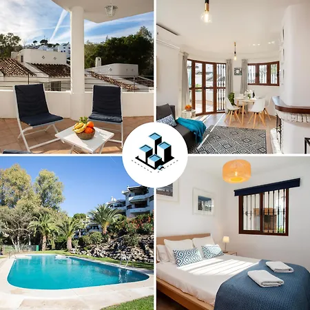 Beachside Apt Remote Work, Yearround Pool Benalmádena Exterior photo